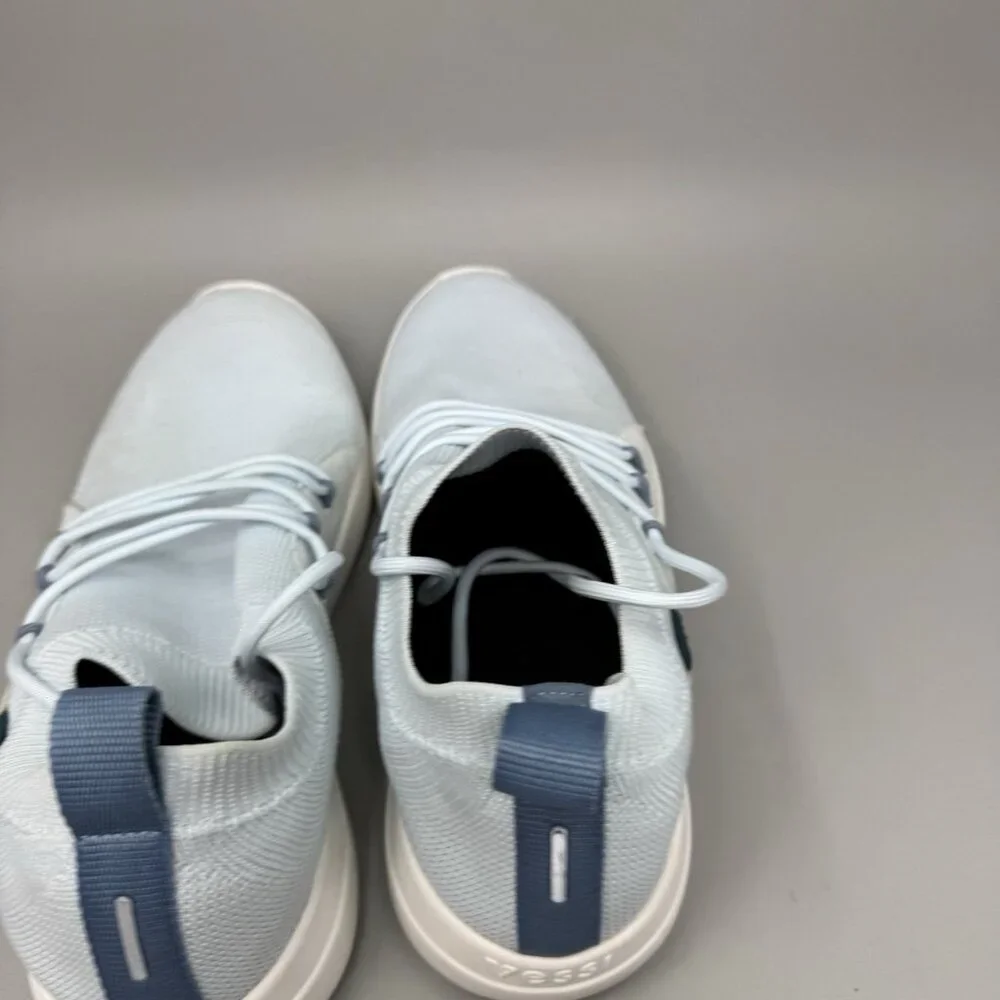 Vessi Cityscape Classic Shoes Womens 9 Blue Athletic Comfort Knit Sneakers
